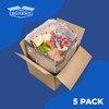 The Boxery Foil Insulated Box Bubble Liners for Perishables 12 x 12 x 12" 5 Pack New