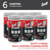 Scott Xtreme Wipes 6 Canisters 75 Sheets B | DIBO OILS New