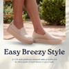158908 SKECHERS WOMEN'S MARTHA STEWART BOBS SESAME CASUAL SLIP-ON SIZE 9.5