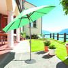 Galtech Deluxe Auto-Tilt Umbrella B01HU1PK9C - Antique Bronze Frame/Brick New