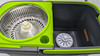 Simpli-Magic 360° Spin Mop and Bucket with Wringer - Black/Gray/Green New
