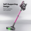 SUPCLEAN CORDLESS VACUUM CLEANER 40KPA 600W 70MINS RUNTIME 2.0L - MAGENTA/GRAY