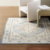 Nicole Miller New York Mirella Soft Textured Rug 7'10"x10'2" - IVORY/BLUE