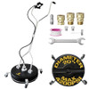 EDOU 20" Dual Handle Pressure Washer Surface Cleaner, B08SW1MGTC - Black