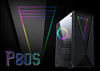 Raidmax P805 Mid Tower Gaming PC Case Tempered Glass Addressable RGB -Black New