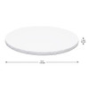 Benison-NY Cake Drums Round White 1/2 Inch Thick 6-Pack (16 Inch) - B0B6DXZD5P
