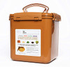 Crazy Korean Cooking Premium Kimchi, Sauerkraut Container (1.6 Gal Sandy Brown) New