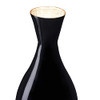 Villacera Handcrafted Sustainable Bamboo Vase 24"Teardrop Filler Decor - Black New