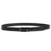 Carlo Fellini Leather Ratchet Belt Men, Track Adjust Belt with Buckle - Black New