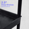 Luxor STC111 40.5" Automotive Utility Cart 3 Shelves, Black New