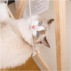 Found Notice Pet Bed Elevated Indoor Wooden Cat Swing Chair - Light Grey New