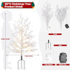 Brightever 3FT Artificial Small Christmas Tree with Lights Pre-lit Waterproof