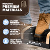 UMIEN Boot Scraper Outdoor Shoe Brush with Flaps, for Mud, Dirt & Snow - BLACK