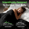 HomeSmart King Size Weighted Blanket 30lbs Fits California King Beds