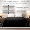 HomeSmart King Size Weighted Blanket 30lbs Fits California King Beds