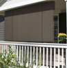 WINDSCREEN4LESS OUTDOOR SHADE BLINDS PATIO ROLL UP, 6X6- BROWN