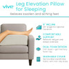 XTRA-COMFORT ELEVATION PILLOW WEDGE ELEVATOR SUPPORT CUSHION FOR SLEEPING New