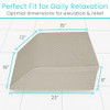 XTRA-COMFORT ELEVATION PILLOW WEDGE ELEVATOR SUPPORT CUSHION FOR SLEEPING New