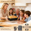 ROTTOGOON 2 IN 1 CAST IRON LOAF PAN WITH LID EVEN HEAT DISTRIBUTION - ROEP002AB1