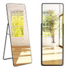 CLAVIE FLOOR MIRROR BY RYE HAWK YS-21651-FBL - BLACK