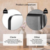 CLAVIE FLOOR MIRROR BY RYE HAWK YS-21651-FBL - BLACK