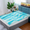 Askme 2" Gel Twin XL Mattress Topper 7-Zone Pressure Relief Cooling B0C3CN2HQG New
