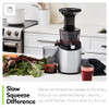 Hurom H101 Easy Clean Masticating Slow Juicer - Matte Silver New
