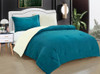Honest Imports Luxury Reversible Velvety Soft Fleece Comforter Set, Midnight New