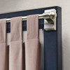 Rod Desyne MAG-15 Magnetic Curtain Rod, 17-30", 30402 - Satin Nickel New