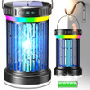 GTERT Solar Bug Zapper Outdoor High-Efficiency Mosquito Zapper 5 Modes