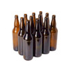 FastRack Beer Bottles Amber Glass Longneck 22 oz - Crown Pack of 12 New