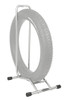 Willworx Unisex's Fat Rack Bicycle Stand, 2.75-5.25-Inch - Silver New
