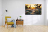 Skateboarding Paradise 3 Pieces Print On Canvas Wall Artwork Modern Photography
