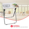 Home Basics Multi-Purpose Foldable TV Tray Table 1 for The Love of Food White New
