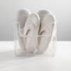 mDesign Modern Plastic Open Front Dip Storage Organizer Bin Basket - 6 Pack New