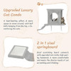 NUNU LAB 14-in-1 Cat Wall Shelves, Wall-Mounted Cat Climber, 14 Pieces - Grey New