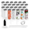 Hogg 20oz Edge Tumbler Gift Set (24 Units) with Lids Straws and Accessories New