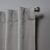 NICOLE MILLER NEW YORK Mellow Slub Textured Hidden Tab Curtain Panel Pair - Grey New