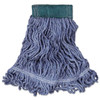 Super Stitch Blend Cotton/Synthetic Mop Head - Medium, Blue (6/Carton) New
