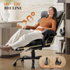 Garvee Comfortable Office Desk Chair 500 LBS Footrest 90-155°Recline - Black New