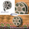 Suncast Sidewinder Wall Mount Garden Hose Reel 100 Feet 5/8" B000BQQ2NM - Taupe New