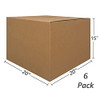 UBMOVE Large Moving Boxes 20'' x 20'' x 15'' Pack of 6 Cardboard Boxes New