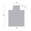 Office Desk Chair Mat for Carpet Floor Low Pile PVC Protection Anti-Slip New