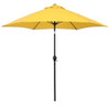 ASTELLA 102" SOLID PRINT HEXAGON MARKET PATIO UMBRELLA UV RESISTANT - YELLOW