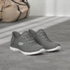 149937W SKECHERS WOMEN’S SUMMITS DAZZLING HAZE SNEAKER SIZE 5.5 WIDE - GRAY MINT New