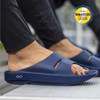1100 OOFOS OOahh Recovery Slide, Navy - Women’s Size 7, Men’s Size 5