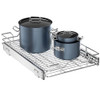OCG Pull Out Organizer Cabinet Drawers Pull Out Shelves Base Cabinet - Chrome New