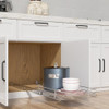 OCG Pull Out Organizer Cabinet Drawers Pull Out Shelves Base Cabinet - Chrome New