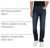 AMAZON ESSENTIALS MENS JEANS SLIM FIT STRETCH , MEN 36X32 , DARK BLUE VINTAGE New