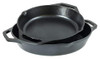 Lodge 12 Inch Pre-Seasoned Cast Iron Skillet Dual Assist Handles 3 Pack New